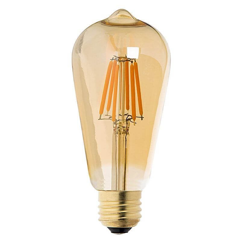6W 540Lm Filament LED ST64 Rustik Ampul