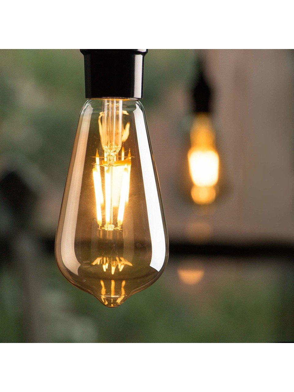 4W 500Lm Filament LED ST64 Rustik Ampul - Kırılmaz Gövde - Görsel 4