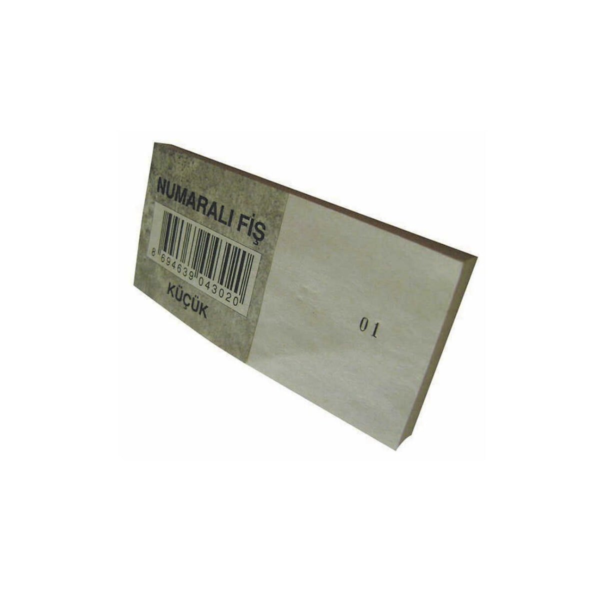 11x6.5cm Küçük Boy Numaralı Fiş – 100 Yaprak 10’lu Paket