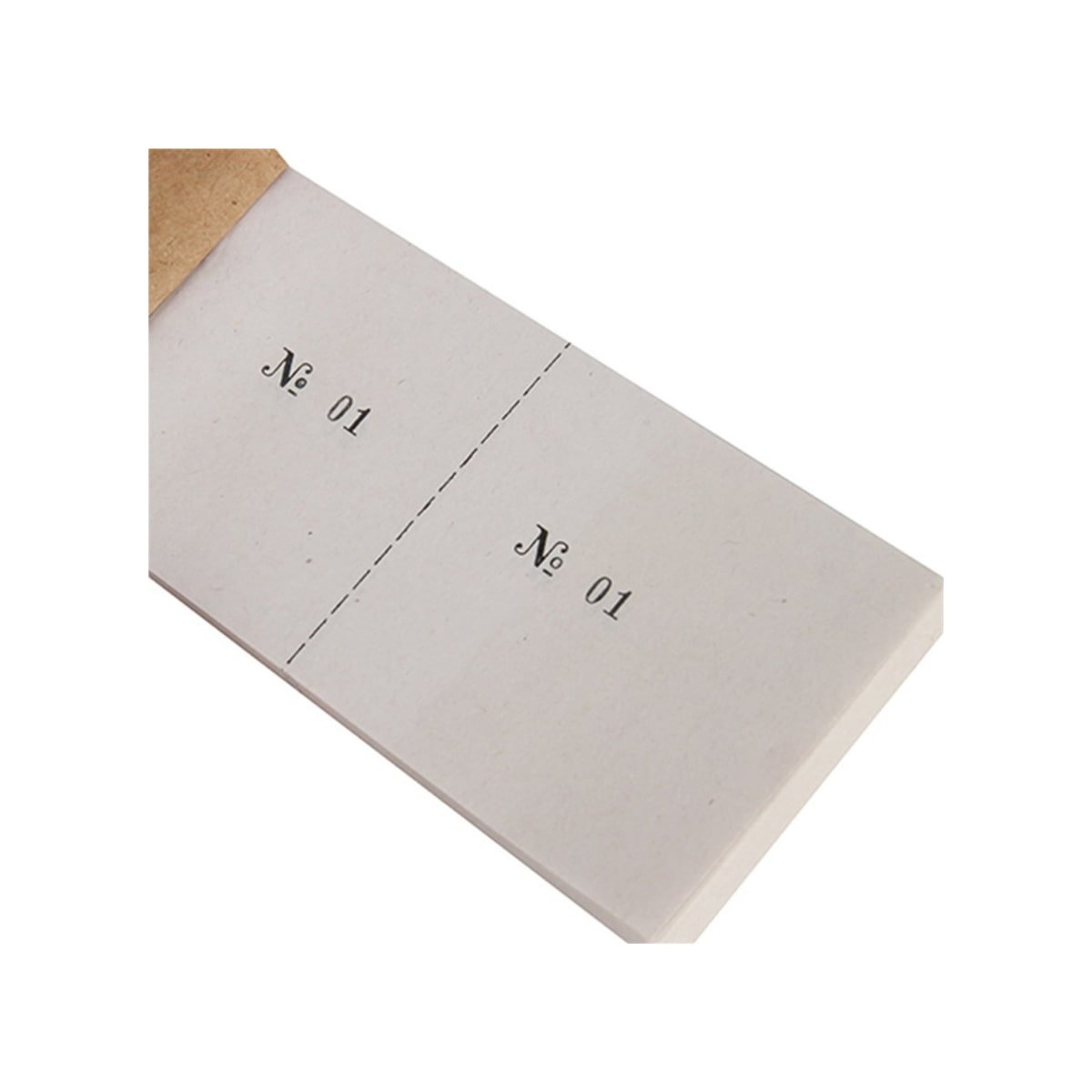11x6.5cm Küçük Boy Numaralı Fiş – 100 Yaprak 10’lu Paket - Görsel 2